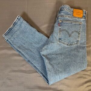 Levi’s Wedgie Straight Jeans W30 | Button Fly | Light Wash Denim
